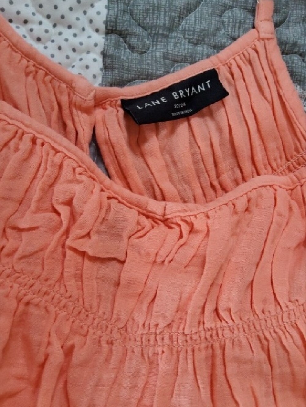 Lane Bryant Peach Wide-Leg Jumpsuit - Picture 2 of 6
